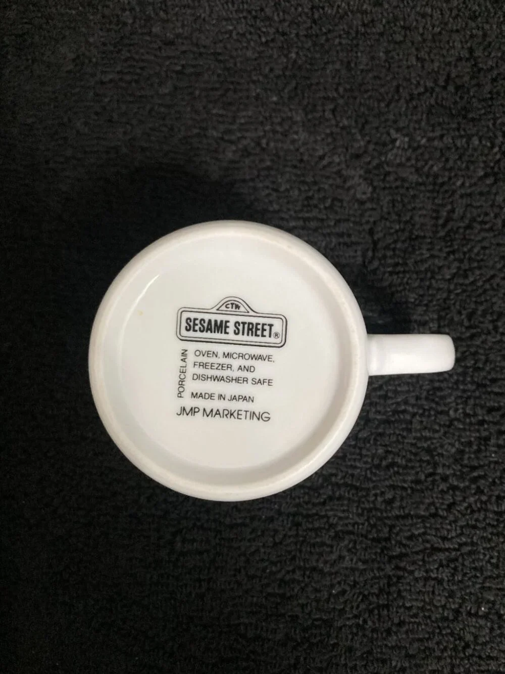 Vintage Sesame Street Bert and Ernie White Porcelain Mug